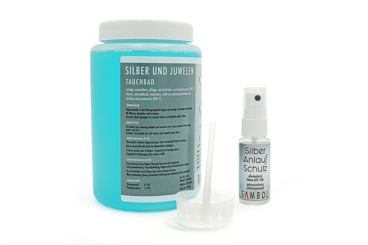 Bild von Silber-Tauchbad Set, 1,0 l Si-TB und 30 ml Silberanlaufschutz