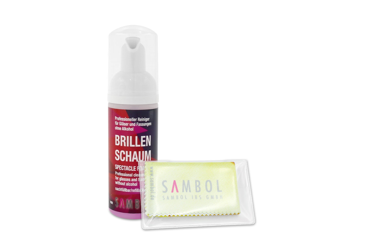 Bild von Brillen Reinigungsschaum 50 ml Set