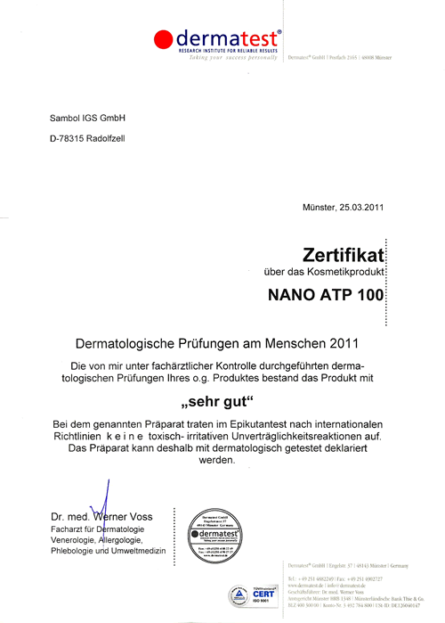 Dermatest "Sehr gut"